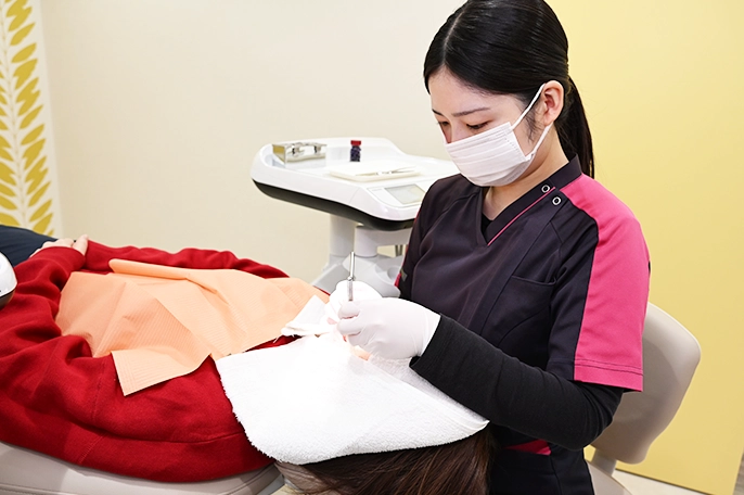 歯科医師による処置